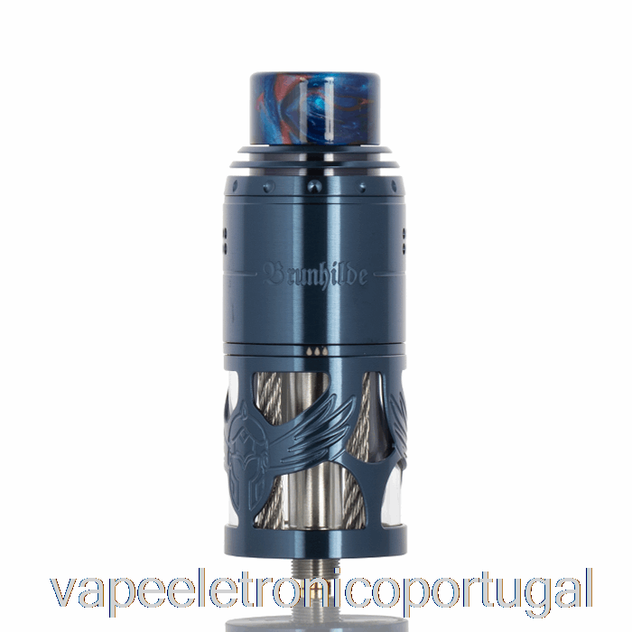 Vape Eletrônico Vapefly X Alemão 103 Brunhilde Top Coiler 25mm Rta Azul Escuro